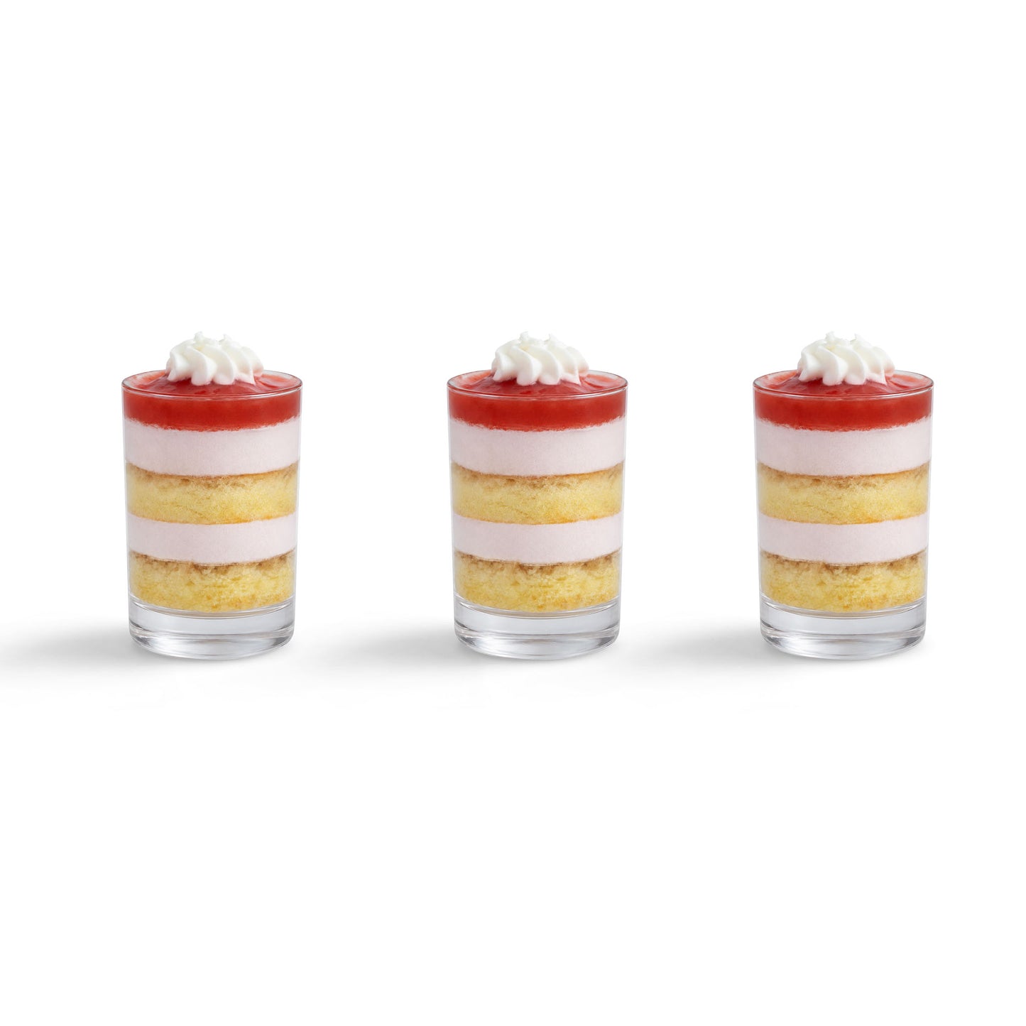 Strawberry shortcake cups