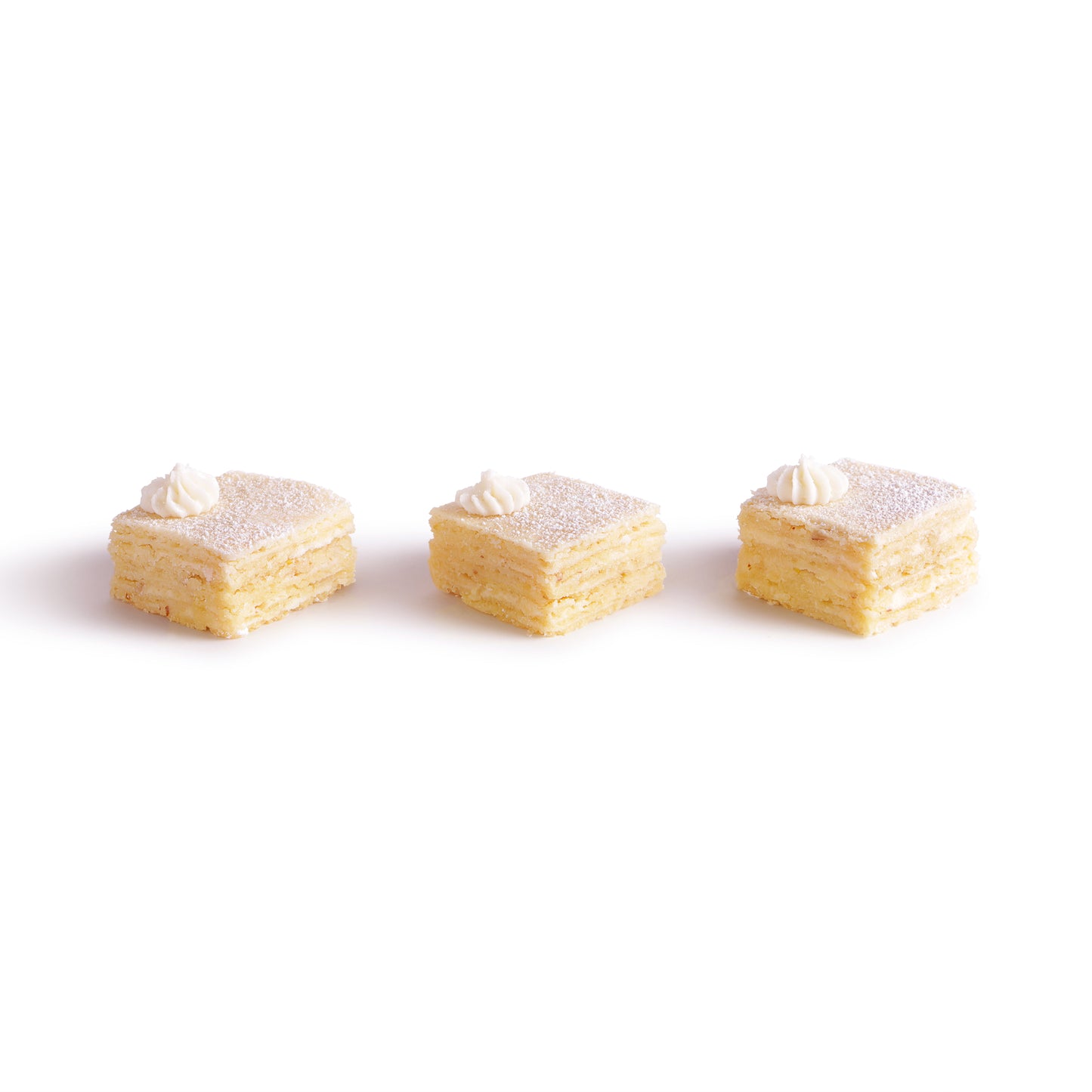 Citron Crème Napoleon Squares