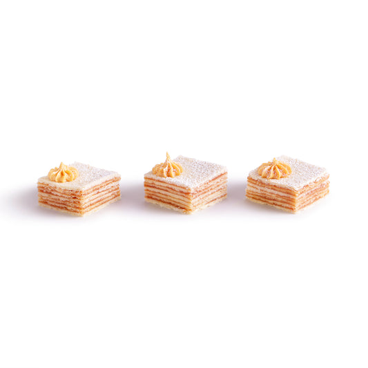 Apricot Crème Napoleon Squares